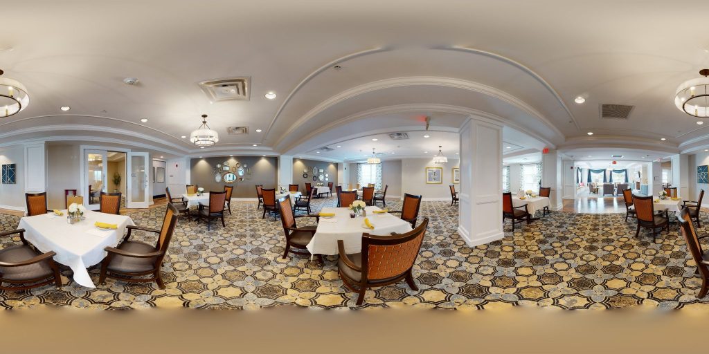 dining room with multiple chairs and tables