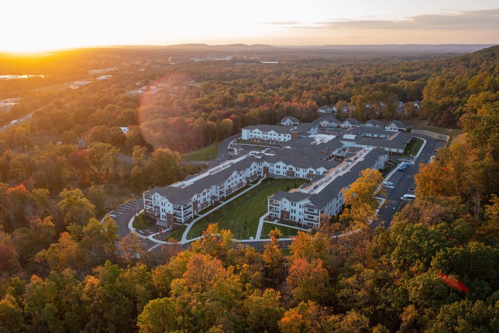 birds eye view of delaney