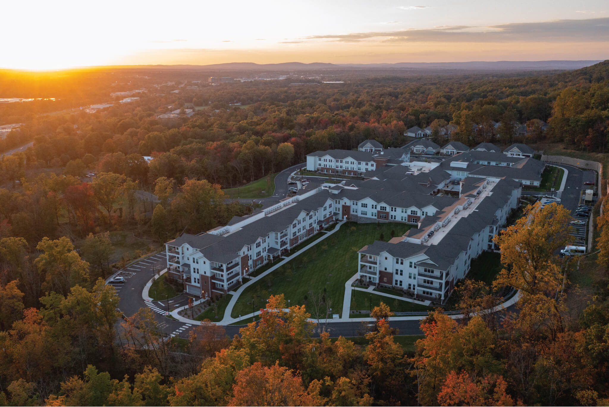 overview of Bridgewater's full campus