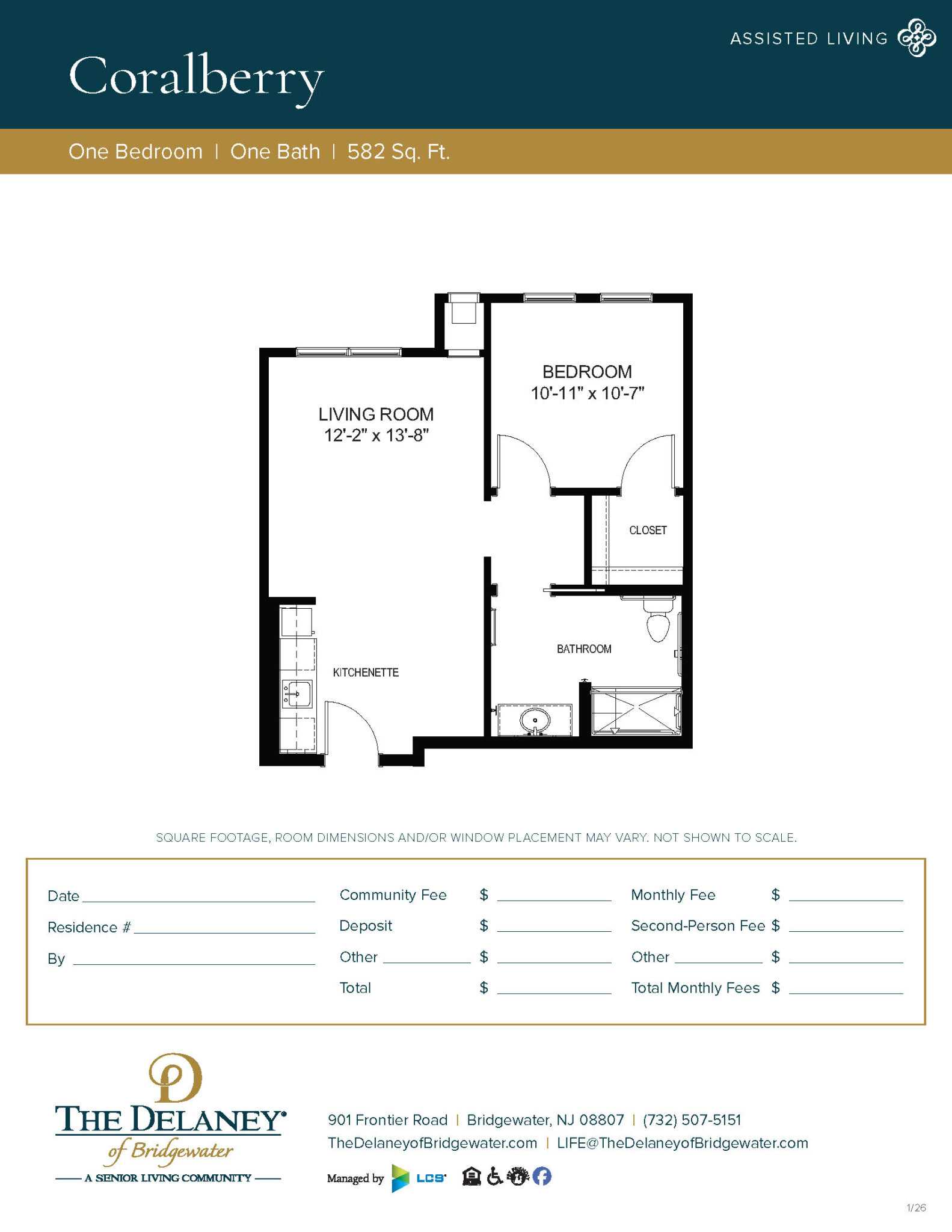 Coralberry floor plan