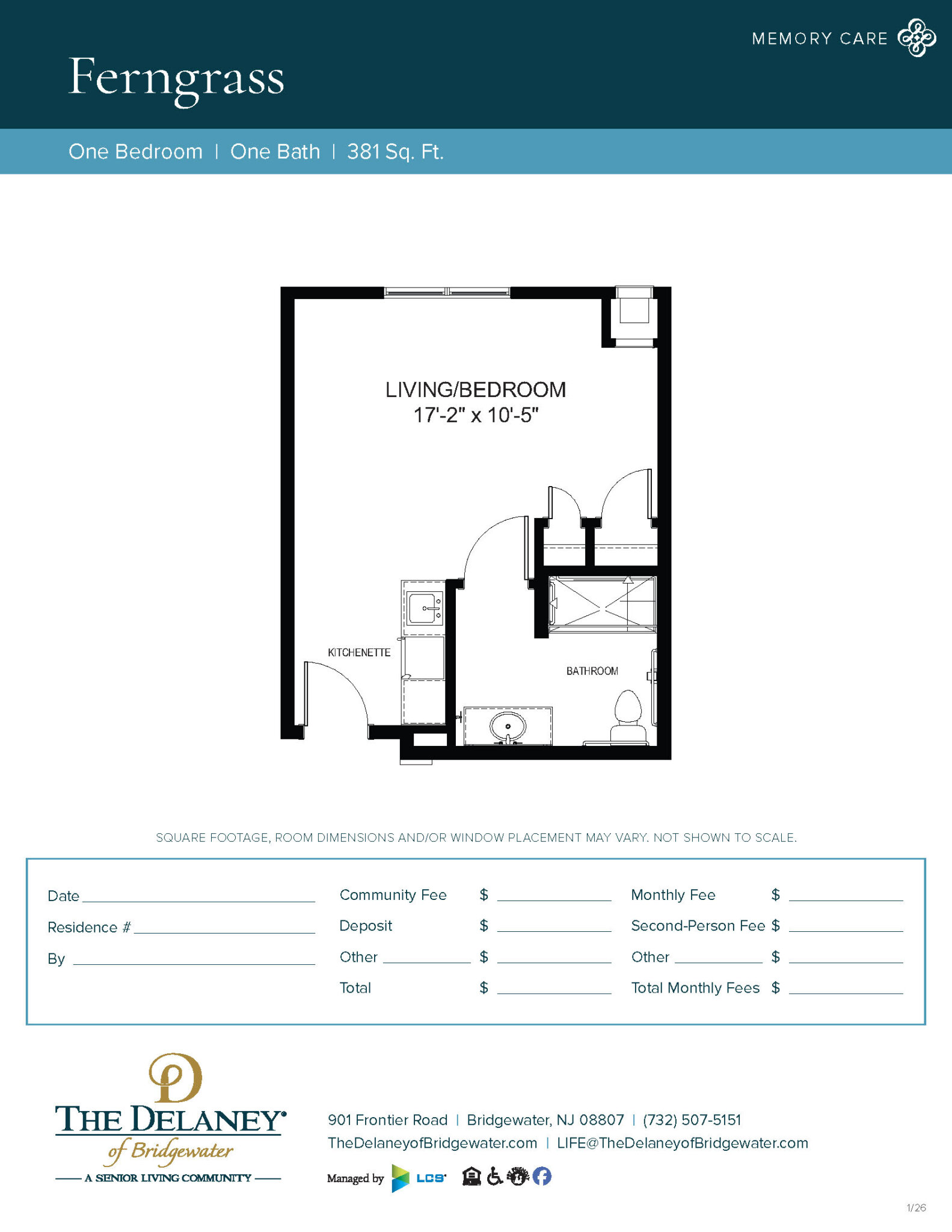 Ferngrass floor plan