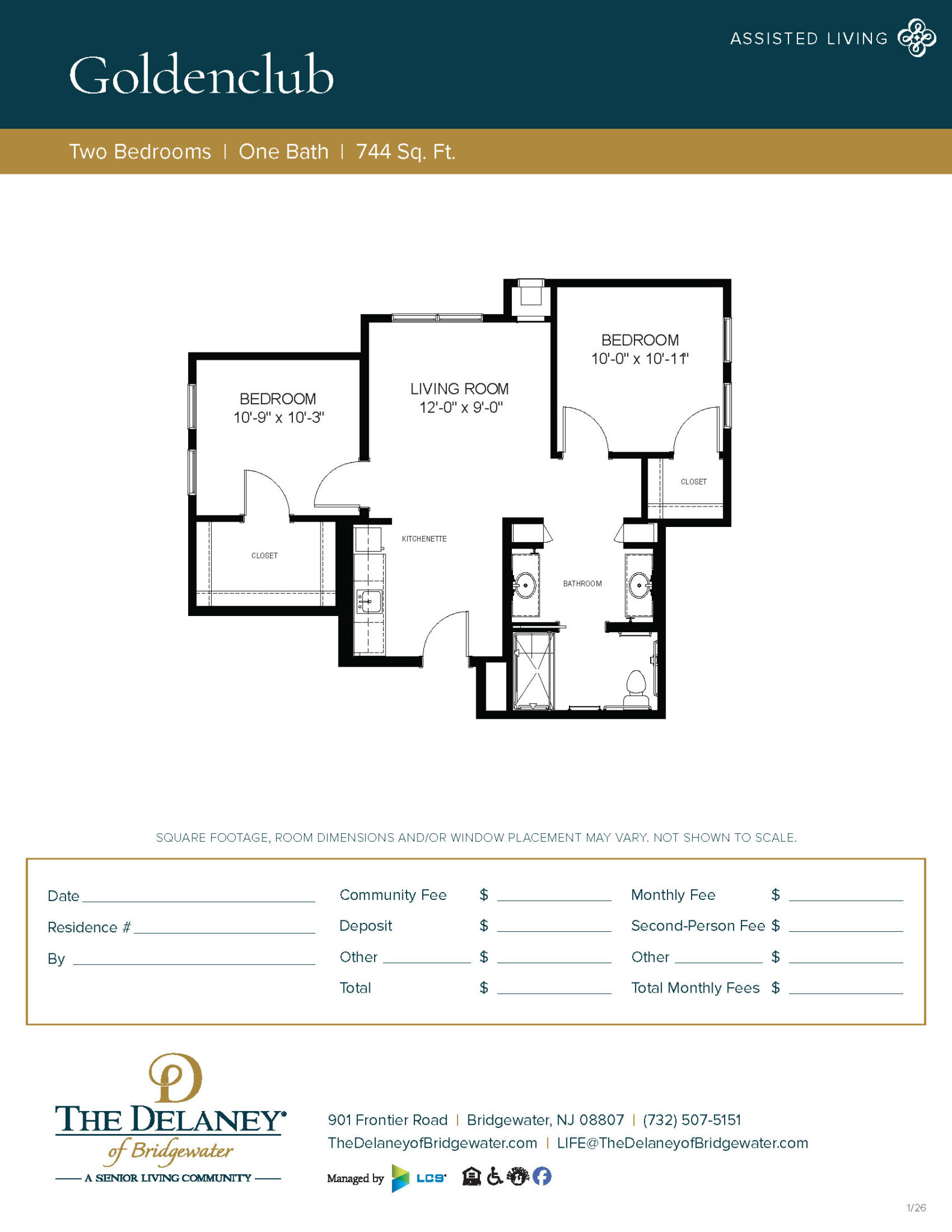 Goldenclub floor plan