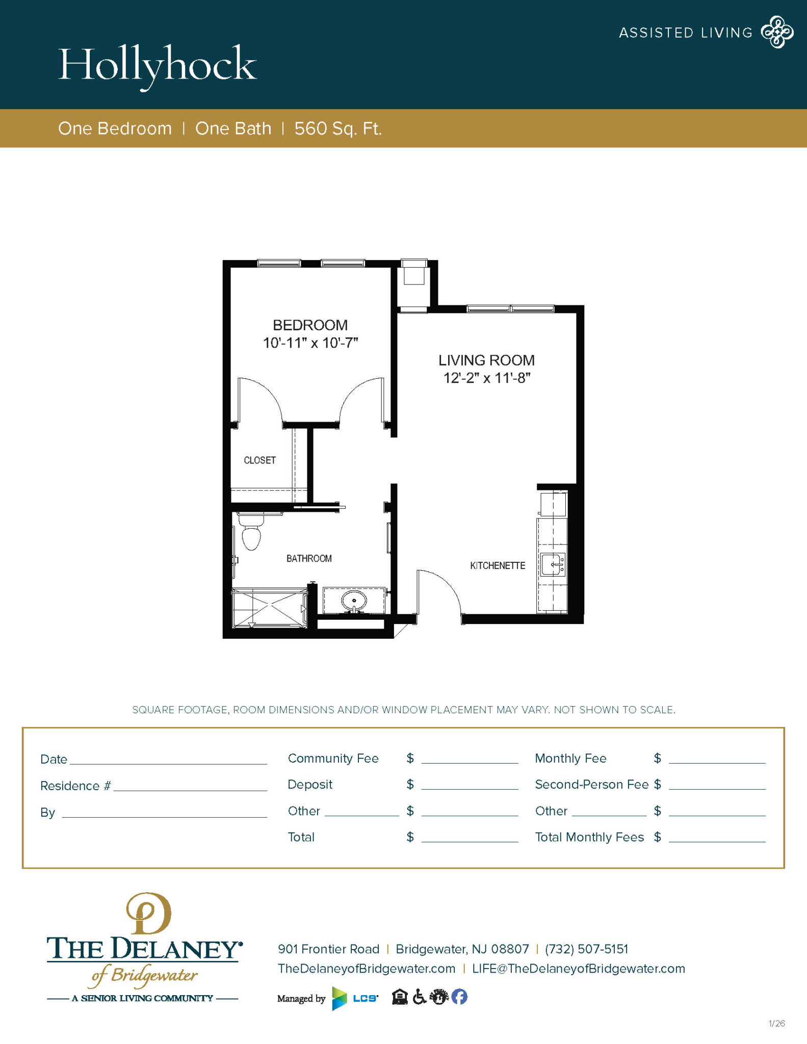Hollyhock floor plan